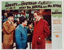 Abbott & Costello Meet Dr Jekyll & Mr Hyde Boris Karloff Bud & Lou 8x10 photo