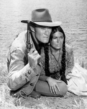 Branded western TV Chuck Connors Anne Morell Now Join The Human Race 8x10 photo