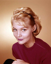 Carol Lynley 1963 studio portrait in red sweater 8x10 photo
