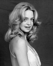 Goldie Hawn iconic 1970's portrait in low cut dress 8x10 photo