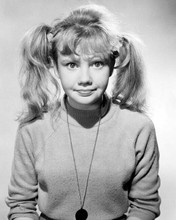 Hayley Mills with cute expression and pigtails early 1960's 8x10 photo