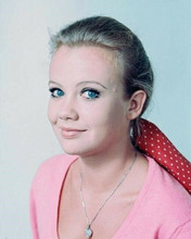 Hayley Mills 1966 studio portrait in pink sweater smiling 8x10 photo