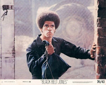 Jim Kelly in scene from 1974 Black Belt Jones movie 8x10 photo