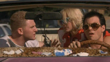 True Romance Christian Slater Patricia Arquette Chris Penn in car 8x10 photo