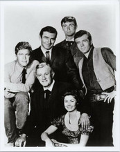 The Virginian TV series Lee J Cobb James Drury Doug McClure & cast 8x10 photo