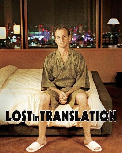 Lost in Translation Bill Murray in bathrobe sat on bed 8x10 inch photo -  Moviemarket