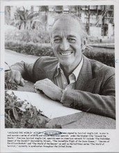 David Niven 1972 8x10 photo David Niven's World TV series Anglia TV