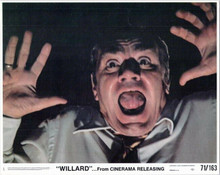Willard original 1971 8x10 lobby card Ernest Borgnine screaming