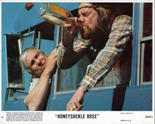 Honeysuckle Rose  8x10 lobby card Willie Nelson drinks Slim Pickens