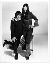 Sonny and Cher  8x10 photo 1960's studio portrait