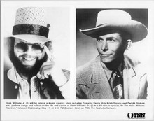 Hank Williams Jr/Hank Williams Sr 8x10 photo TNN Nashville Network
