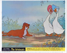 The Aristocats British 8x10 lobby card O'Malley & The Gabble Sisters