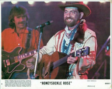 Honeysuckle Rose 8x10 lobby card Willie Nelson on stage