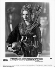 Joanne Whalley 8x10 photo 1988 Willow holding helmet