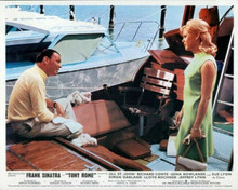 Tony Rome Frank Sinatra Sue Lyon on boat in Miami harbor 8x10 photo