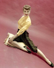 Debbie Reynolds leggy glamour pose 1950's full length studio 8x10 inch photo