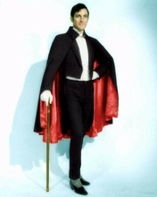 Adam Adamant 1966 TV series Gerald Harper full length in cape as Adam 8x10 photo