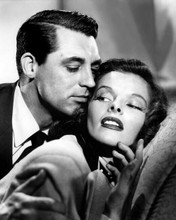 Cary Grant Katharine Hepburn in a romantic portrait 1938 Holiday 8x10 inch photo