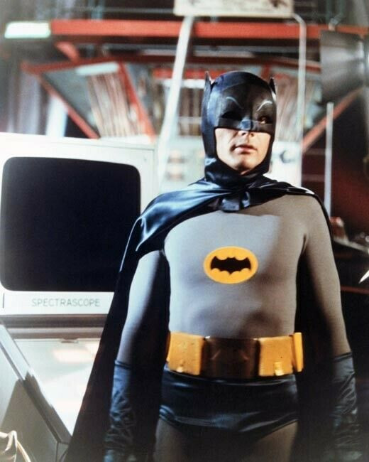 Batman 1966 TV Adam West as caped crusader by Spectrascope 8x10