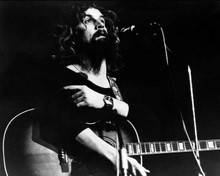 Billy Connelly The Big Yin 1970's era with guitar in stand-up concert 8x10 photo