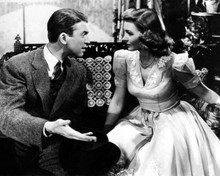 It's a Wonderful Life James Stewart and Donna Reed on sofa 8x10 inch photo