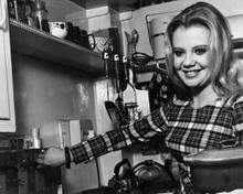 Hayley Mills at home late 1960's makes cup of tea 8x10 inch photo