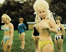 Carry on Camping classic scene Barbara Windsor looses bikini top 8x10 inch photo