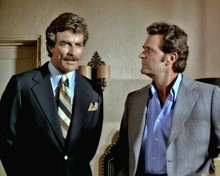 The Rockford Files Tom Selleck as Lance White James Garner as Jim 8x10 photo