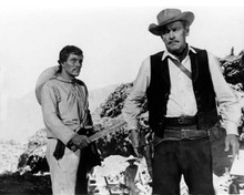 The Wild Bunch William Holden goes for his gun assailant behind him 8x10 photo