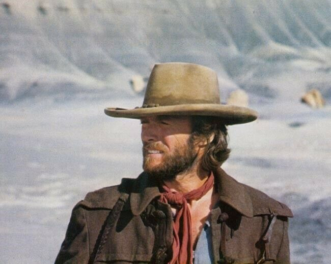 Clint Eastwood rides in the mountains The Outlaw Josey Wales 8x10 inch