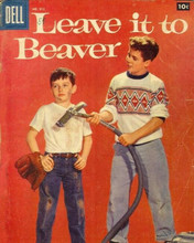 Leave it To Beaver vintage comic book cover art Jerry Mathers Tony Dow 8x10