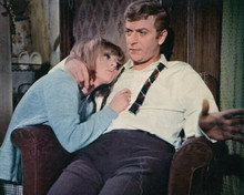 Alfie Julia Foster leans on chest of Michael Caine 8x10 inch photo