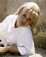 Sue Lyon star of Lolita in white shirt publicity portrait 8x10 inch photo