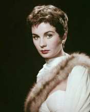 Jean Simmons beautiful studio glamour porrait in white dress 8x10 inch photo