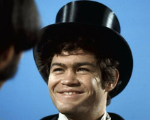 Micky Dolenz grinning in top hat The Monkees 8x10 inch photo