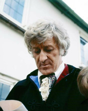Jon Pertwee as the Third Doctor on set Doctor Who 1972 8x10 inch photo