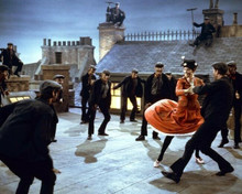 Mary Poppins Step in Time number Julie Andrews Dick Van Dyke on rooftops 8x10