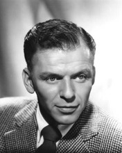 Frank Sinatra 1940's studio portrait in sports jacket and tie 8x10 inch photo