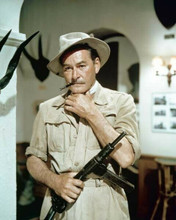 Erroll Flynn portrait in safari jacket and hat Roots of Heaven 1958 8x10 photo