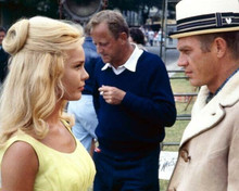 The Cincinnati Kid Tuesday Weld Steve McQueen between takes on set 8x10 photo