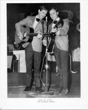 Rex and Vern The Gosdin Bros original 8x10 photo 1960's on stage together