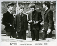 A HARD DAY'S NIGHT THE BEATLES TOGETHER WEARING SUITS 8X10 ORIGINAL STILL PHOTOGRAPH FIBER PAPER