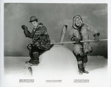 ABBOTT & COSTELLO LOST IN ALASKA PUBLICITY ORIGINAL STILL PHOTOGRAPH 8X10 WITH IGLOO