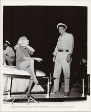 Assault on A Queen original 1966 photo on set Frank Sinatra Virna Lisi smile
