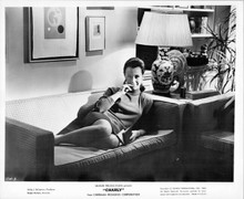 Claire Bloom relaxes on sofa original 8x10 photo 1967 Charly