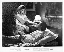 Bluebeard 1972 original 8x10 photo Richard Burton in bed Karin Schubert as Greta