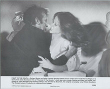 Exorcist II The Heretic original 8x10 photo Richard Burton battles Linda Blair