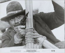 Ernest Borgnine original 1972 8x10 photo pointing gun Hannie Calder western