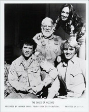 Dukes of Hazzard original 8x10 TV photo Bach Wopat Schneider Pyle on porch