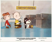 Bon Voyage Charlie Brown original 8x10 inch lobby card Snoopy Woodstock Charlie